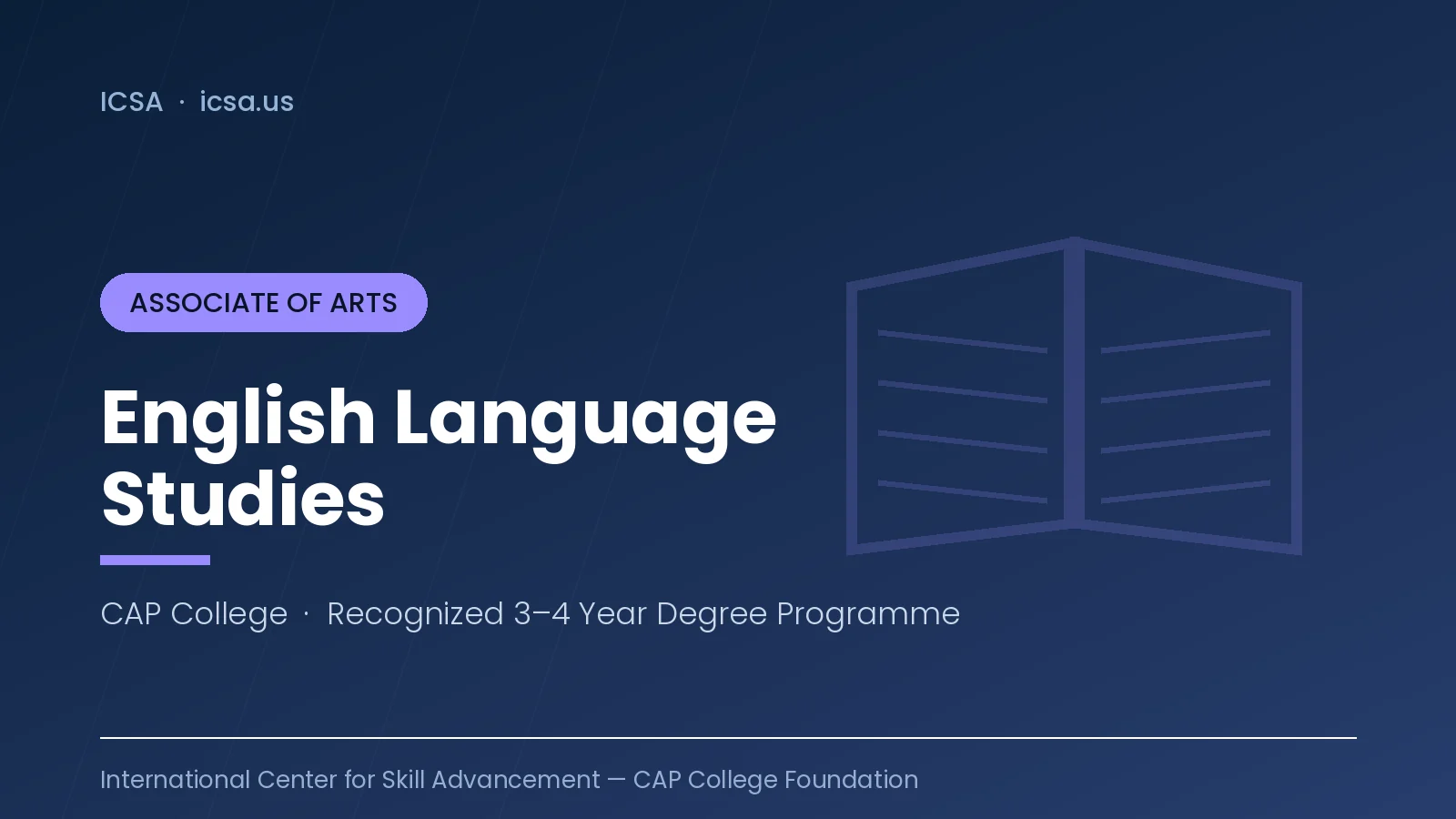 A.B. — English Language Studies