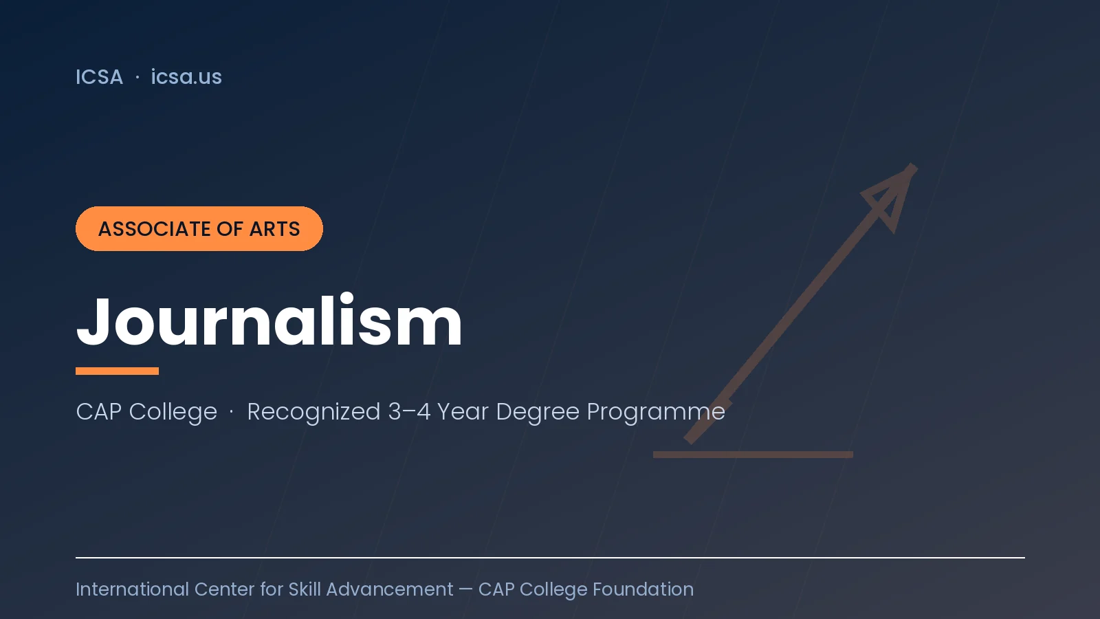 A.B. — Journalism