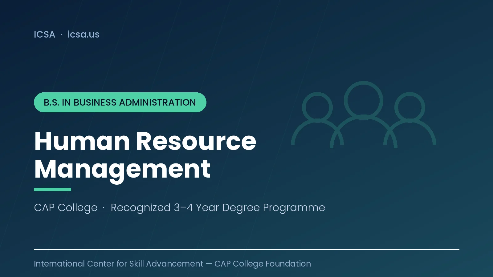 BSBA — Human Resource Management
