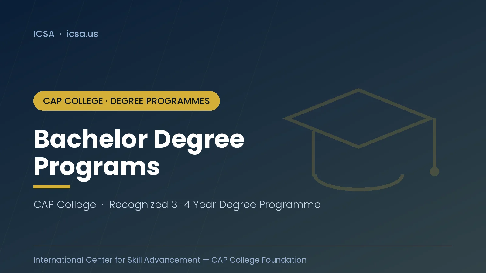 Bachelor Degree (CAP College)